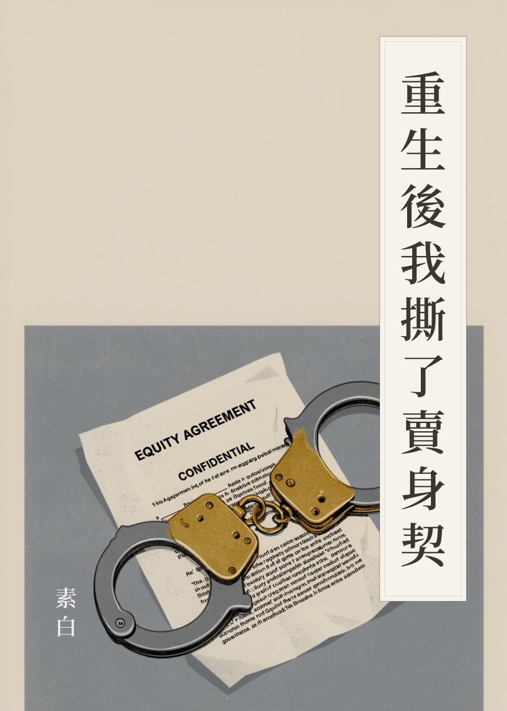 《重生後我撕了賣身契》書籍封面