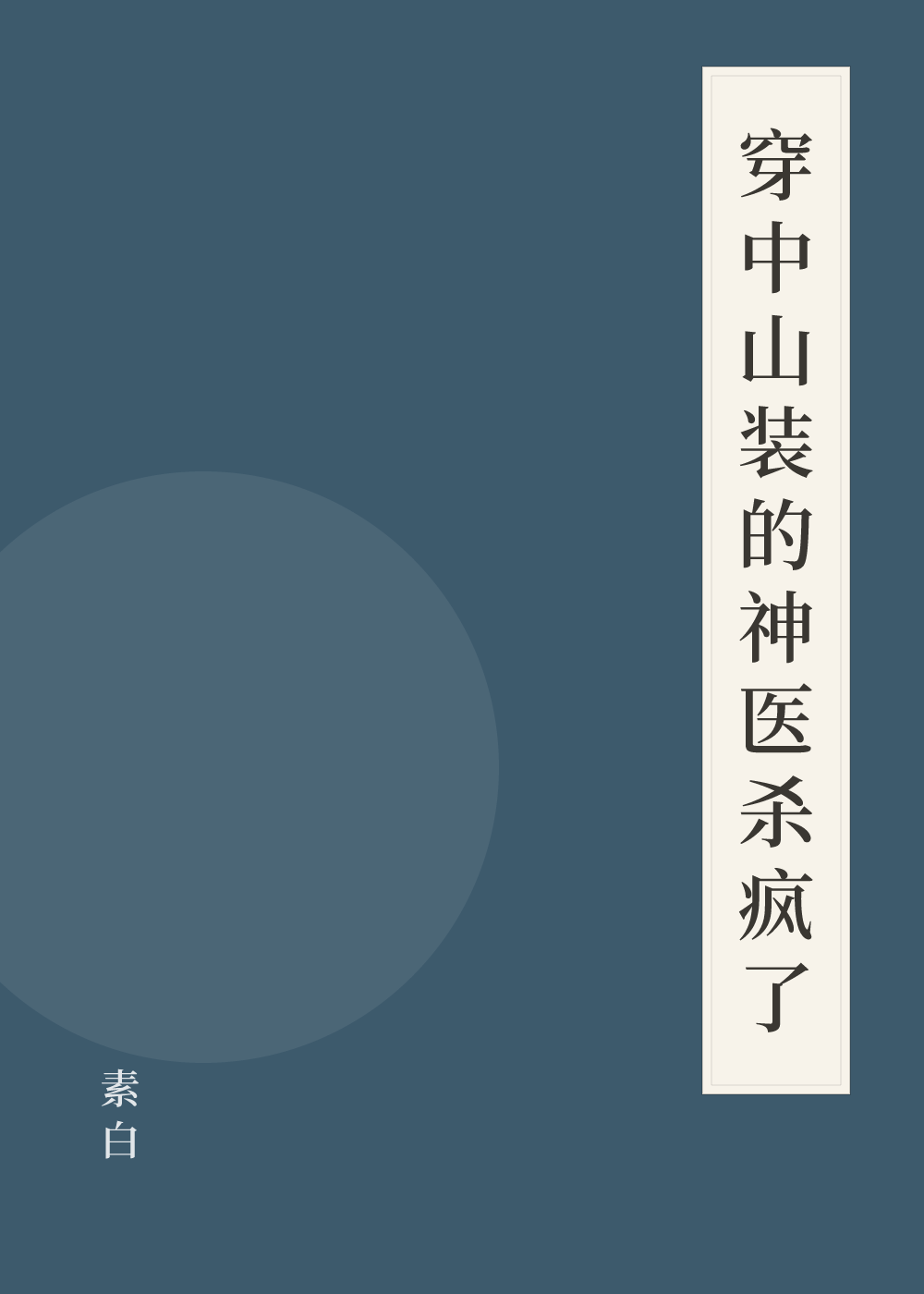 《穿中山装的神医杀疯了》书籍封面