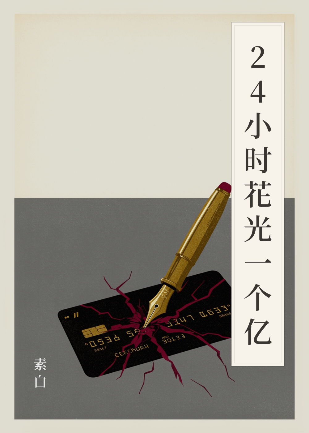 《24小时花光一个亿》书籍封面