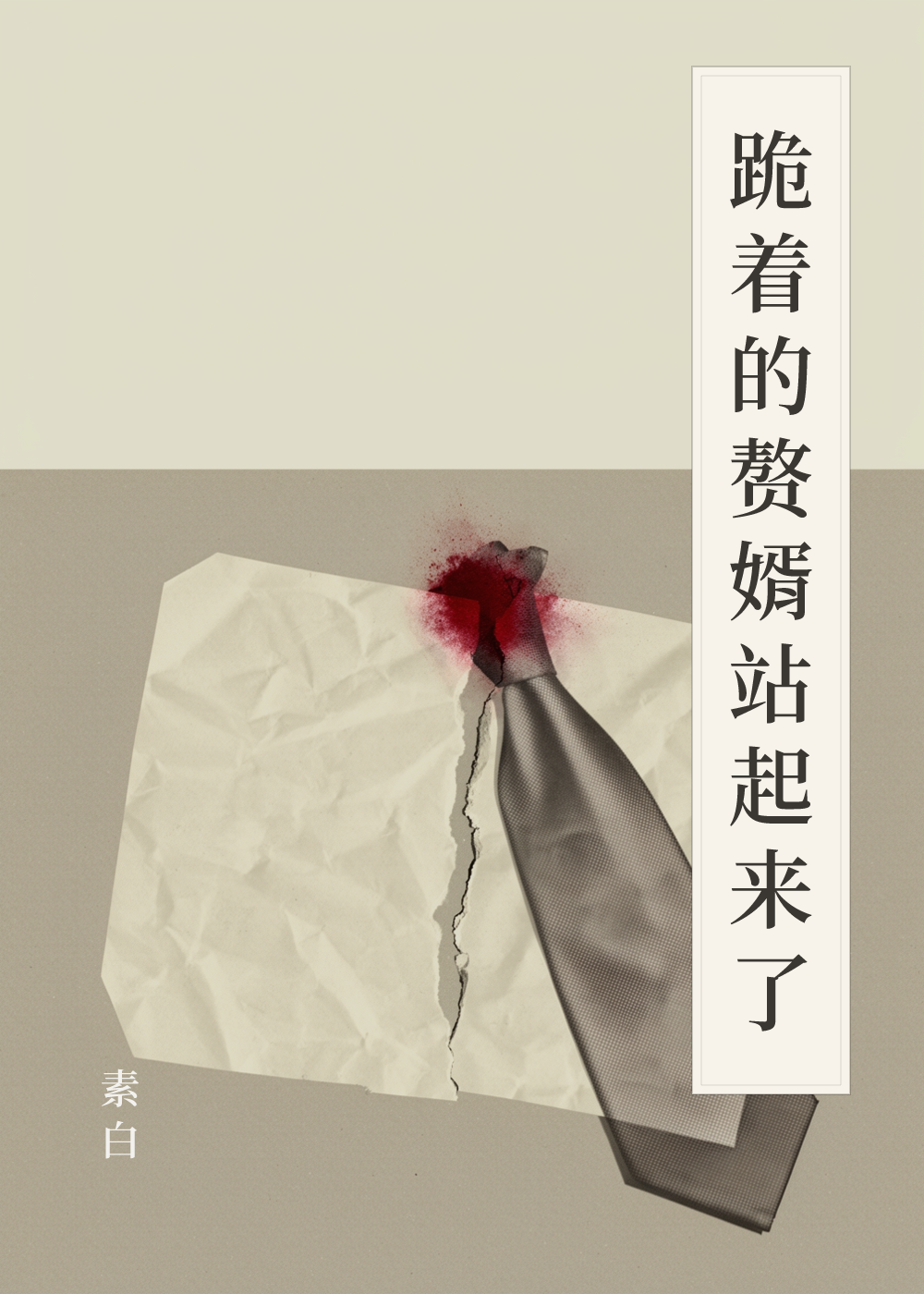 《跪着的赘婿站起来了》书籍封面